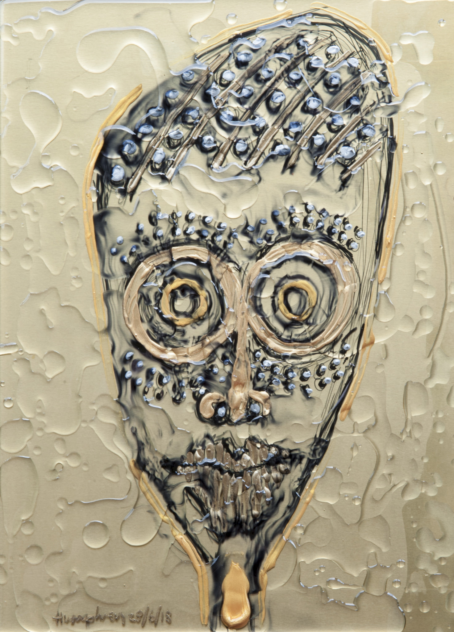 Blade Masks On Medalled Water